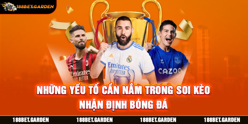 Những yếu tố cần nắm trong soi kèo - nhận định bóng đá