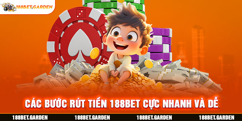 Ảnh: Các bước rút tiền 188bet cực nhanh và dễ